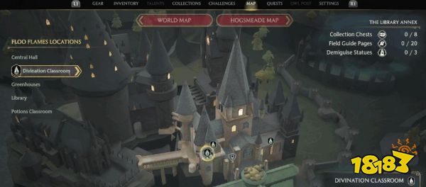 霍格沃茨遗产城堡全传送点一览 霍格沃茨校区全传送点位置