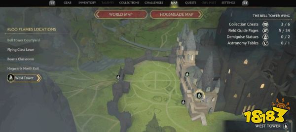 霍格沃茨遗产城堡全传送点一览 霍格沃茨校区全传送点位置