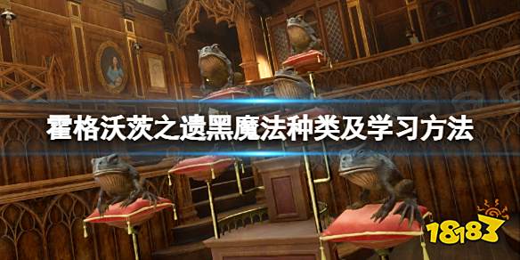 霍格沃茨遗迹黑魔法怎么学 黑魔法种类及学习方法