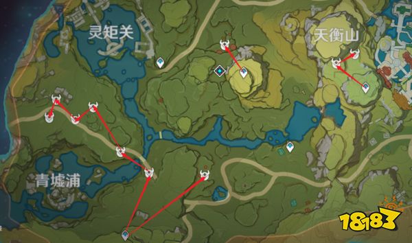 原神優菈突破材料怎么采集 優菈突破材料采集路線分布大全