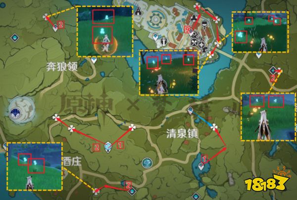 原神優菈突破材料怎么采集 優菈突破材料采集路線分布大全