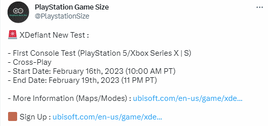 育碧《XDefiant》本周开启跨平台测试 2.17凌晨开启