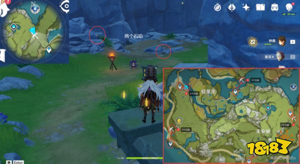 原神石珀采集地点分布图 石珀采集位置路线图大全