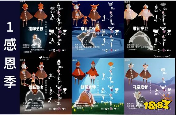 光遇公测开始有几个季节 全季节顺序排序一览2023