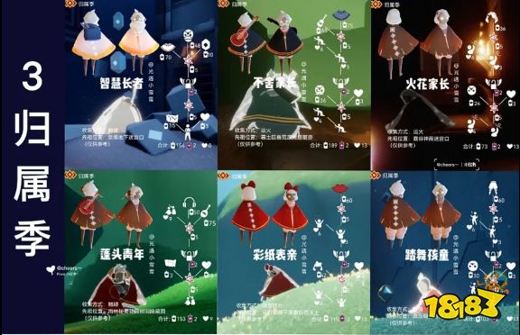 光遇公测开始有几个季节 全季节顺序排序一览2023