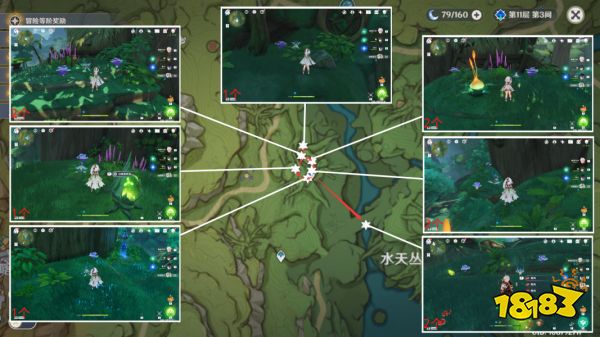 原神树王圣体菇位置分布大全 树王圣体菇路线图汇总