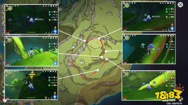 原神树王圣体菇位置分布大全 树王圣体菇路线图汇总