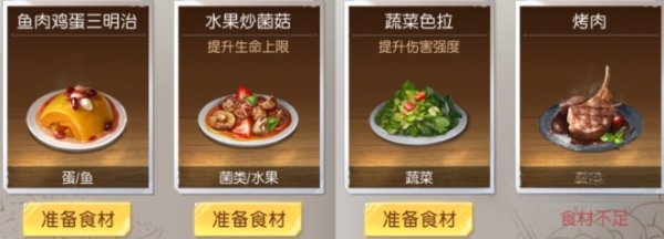 黎明觉醒食谱配方大全 游戏各食谱配方汇总一览