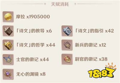 原神米卡天赋材料是什么 米卡天赋材料清单一览