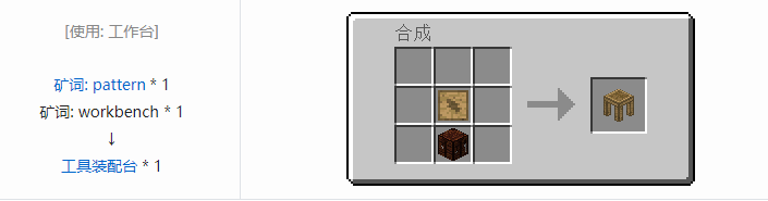 我的世界工具装配台怎么合成 我的世界工具装配台合成方法介绍