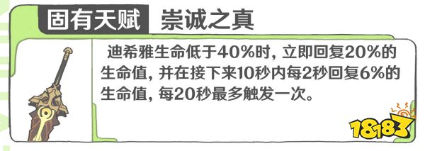 原神迪希雅天赋加点顺序是什么 迪希雅天赋技能详解