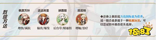 原神公子阵容怎么搭配 公子达达利亚阵容搭配推荐