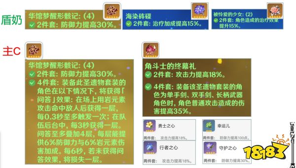 原神诺艾尔圣遗物及武器搭配 诺艾尔武器圣遗物推荐