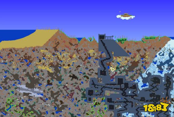 泰拉瑞亚空岛该怎么去 空岛具体位置定位方法