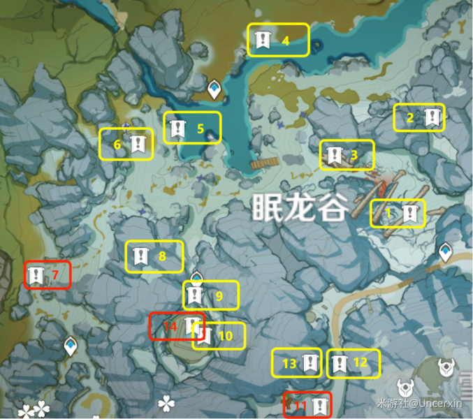 原神绯红玉髓收集路线 绯红玉髓采集位置分布图