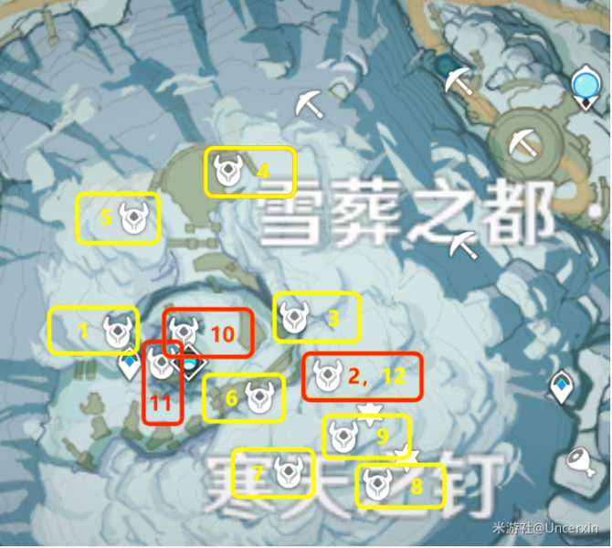 原神绯红玉髓收集路线 绯红玉髓采集位置分布图