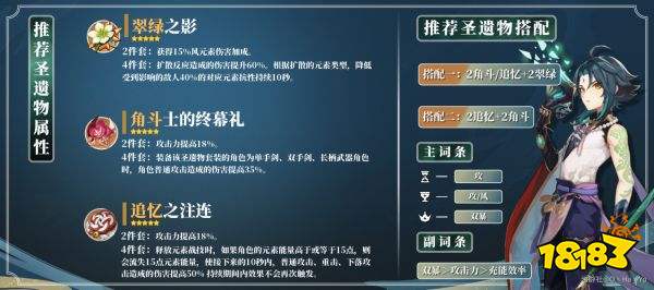原神魈圣遗物该怎么选 魈圣遗物选择搭配攻略