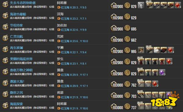 ff144.0主線任務(wù)一覽表 紅蓮之狂潮全122個(gè)主線任務(wù)匯總