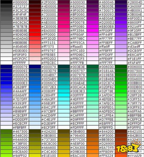 球球大作战320种名字颜色代码分享 名字颜色代码汇总大全