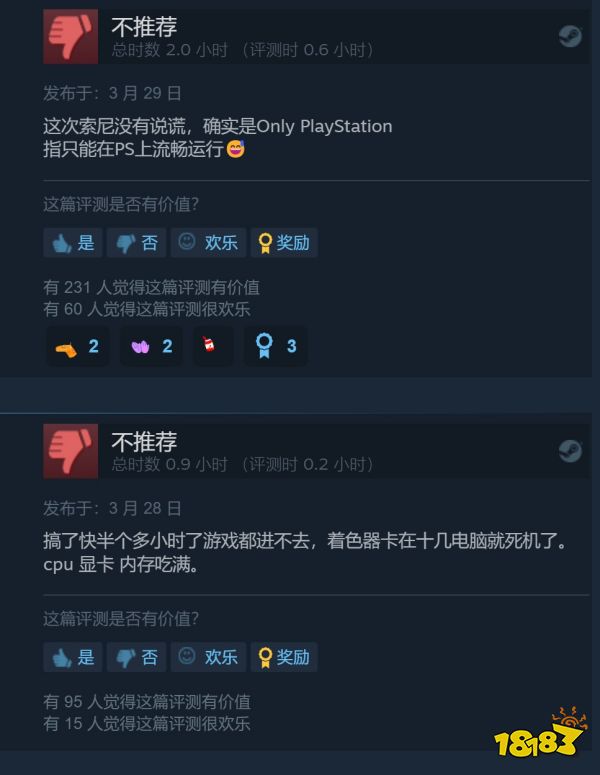 《最后的生还者》Steam多半差评 优化差、频繁崩溃