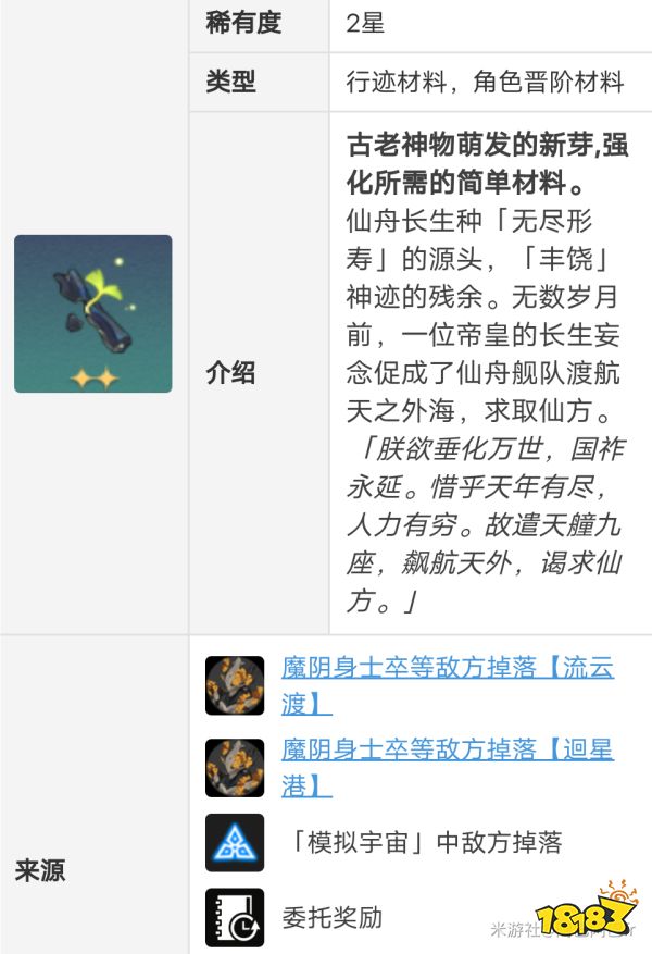 崩壞星穹鐵道五星角色景元升級材料有哪些 景元晉階材料大全