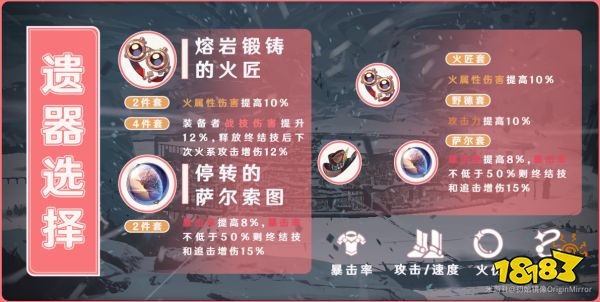 崩壞星穹鐵道姬子遺器推薦 姬子用什么遺器好