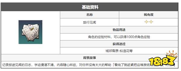 崩坏星穹铁道旅行见闻怎么获得 旅行见闻获得方法途径攻略