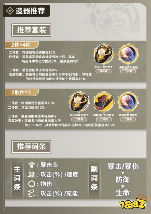 崩壞星穹鐵道克拉拉遺器光錐星魂最強搭配推薦 崩壞星穹鐵道克拉拉全方位角色攻略大全