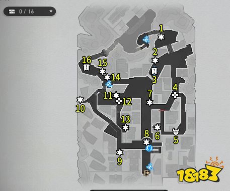 崩坏星穹铁道柳钉镇全宝箱位置 雅利洛-Ⅵ柳钉镇16个箱子地图点位收集攻略