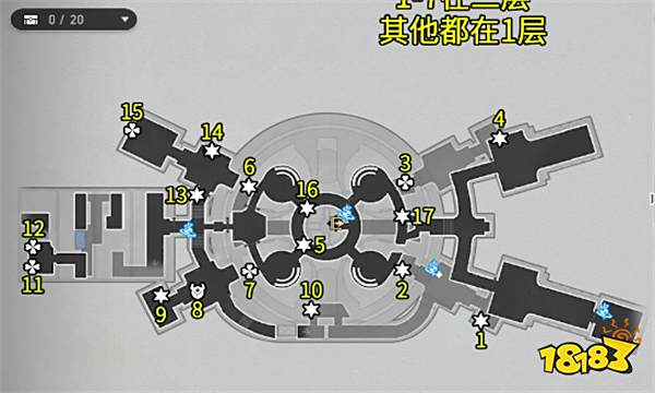 崩坏星穹铁道空间站黑塔全宝箱位置 空间站黑塔45个箱子地图点位收集攻略