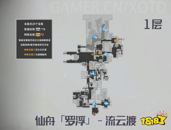 崩壞星穹鐵道仙舟羅浮-流云渡寶箱在哪里 仙舟羅浮-流云渡寶箱收集分享
