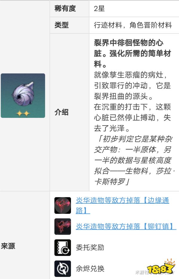 崩壞星穹鐵道佩拉進階材料分享 佩拉等級升級材料匯總