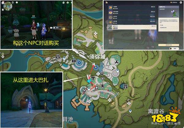 原神帕蒂沙兰材料采集图文路线 帕蒂沙兰突破材料位置图