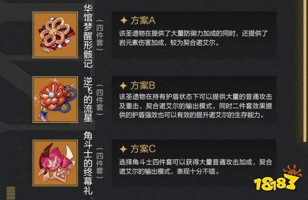 原神诺艾尔圣遗物选择推荐 诺艾尔首选圣遗物选择攻略