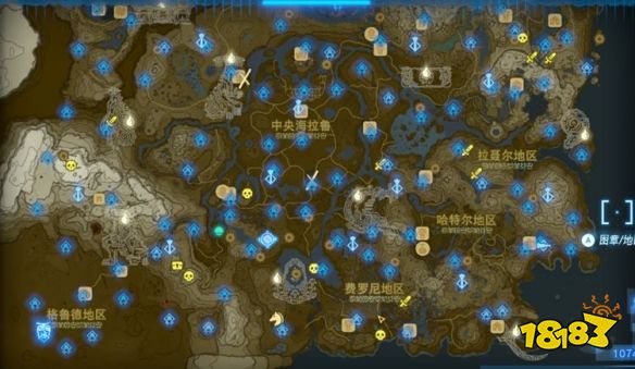 塞尔达传说王国之泪全神庙位置汇总 塞尔达传说王国之泪全神庙位置大全