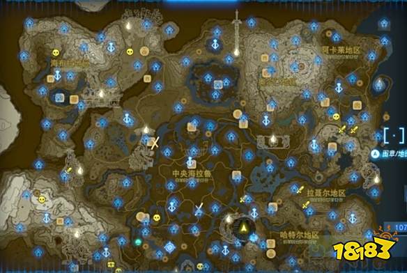 塞尔达传说王国之泪全神庙位置汇总 塞尔达传说王国之泪全神庙位置大全