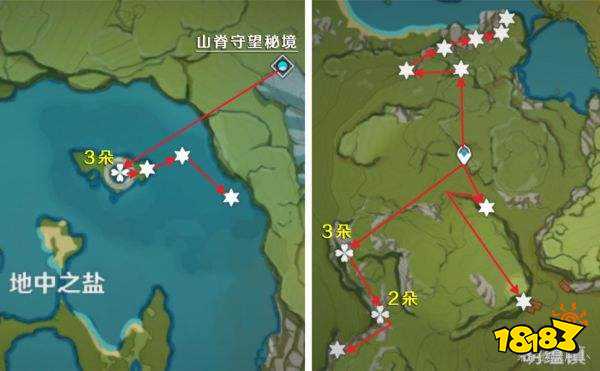 原神琉璃袋采集路线分布图大全 琉璃袋收集位置分享