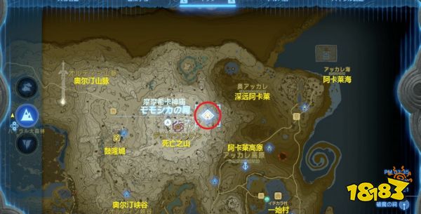 塞尔达传说王国之泪岩八爪怪在哪 岩八爪怪地图分布位置攻略
