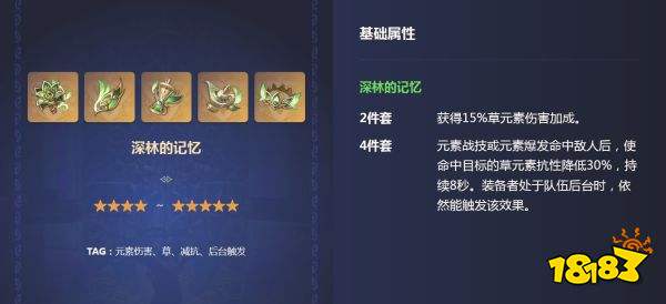 原神草神优选圣遗物选择攻略 草神最好用的圣遗物搭配攻略