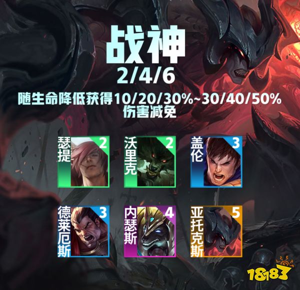 云顶之弈战神羁绊效果是什么 S9战神羁绊怎么玩