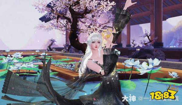 清夜染霜华,寒光入窗纱,快换上《天下》手游新时装探寻大荒夜色!