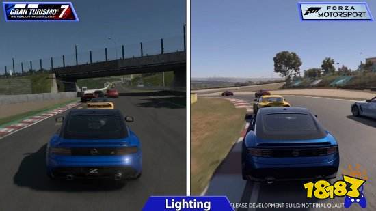 《极限竞速8》与《GT7》画质对比 谁将更胜一筹?