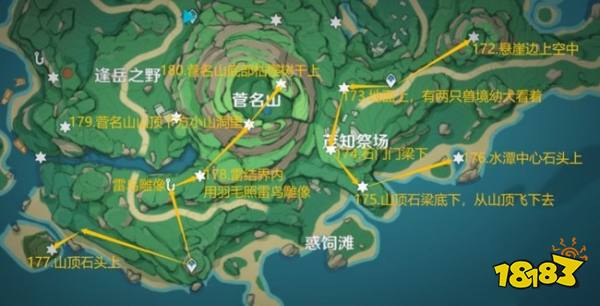 原神雷神瞳分布在哪些地方 雷神瞳采集地点大全