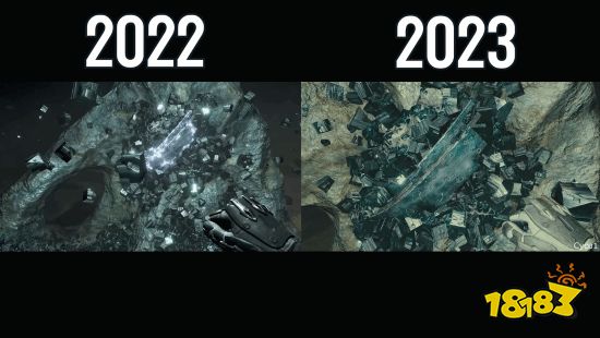 《星空》22年和23年演示对比：阴影效果变化明显