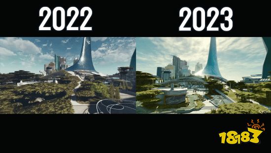 《星空》22年和23年演示对比：阴影效果变化明显