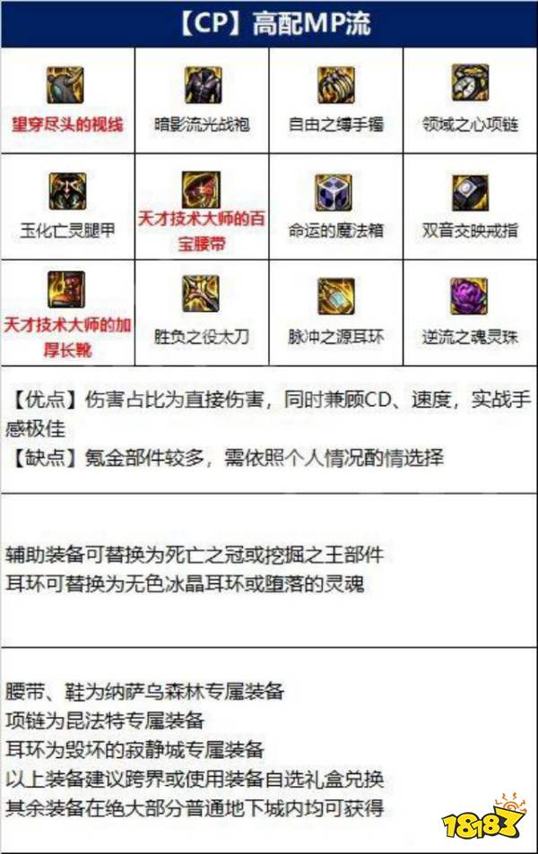 dnf110級鬼泣裝備怎么搭配 鬼泣110級版本裝備推薦