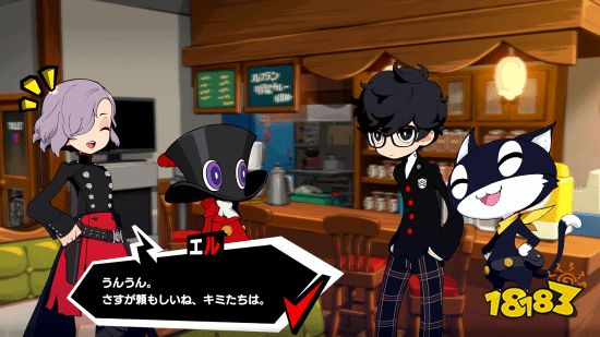 《P5T》分享角色、战斗等海量新图：Q版小人超可爱