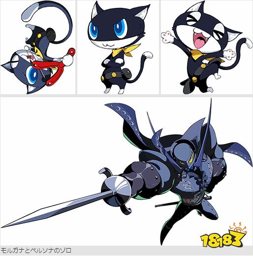 《P5T》分享角色、战斗等海量新图：Q版小人超可爱