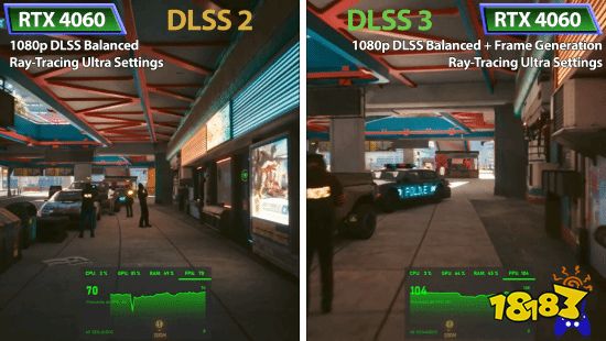 《赛博朋克2077》RTX4060显卡测试：DLSS 3提升明显