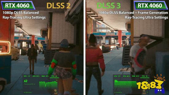 《赛博朋克2077》RTX4060显卡测试：DLSS 3提升明显